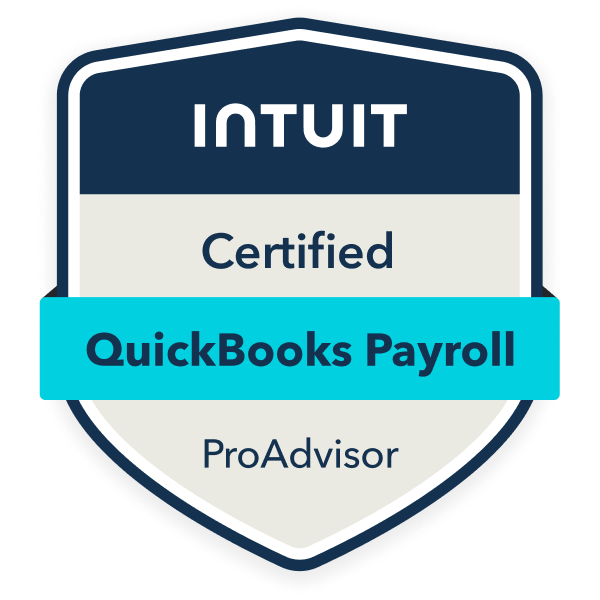 Intuit ProAdvisor Certified — QuickBooks Payroll badge